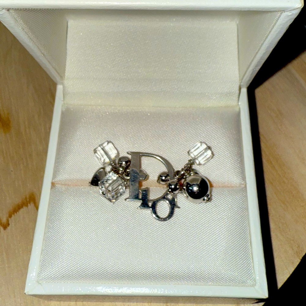 SOLD Authentic Vintage Dior Charm Ring